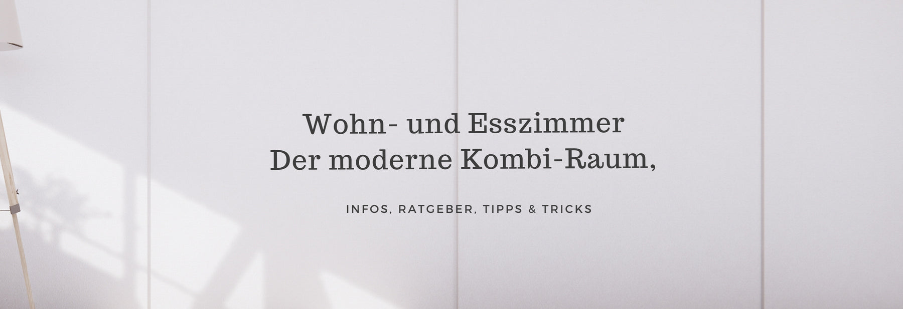 Wohn-Esszimmer: der moderne Kombi-Raum