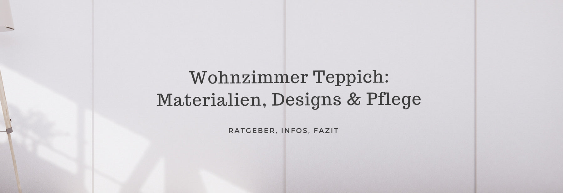 Wohnzimmer Teppiche: Materialien, Designs & Pflege