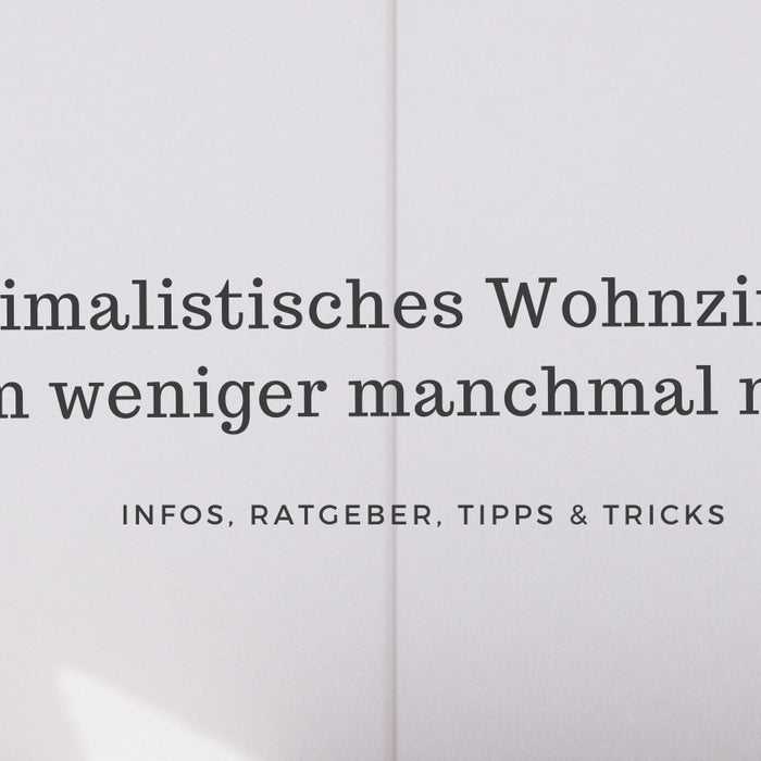 Wohnzimmer minimalistisch einrichten