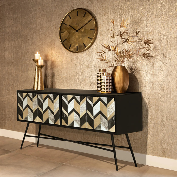 Sideboard Rostelli 4-Türen aus Marmor