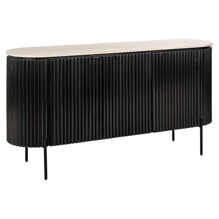 Sideboard Hampton 3-Türen aus Travertin