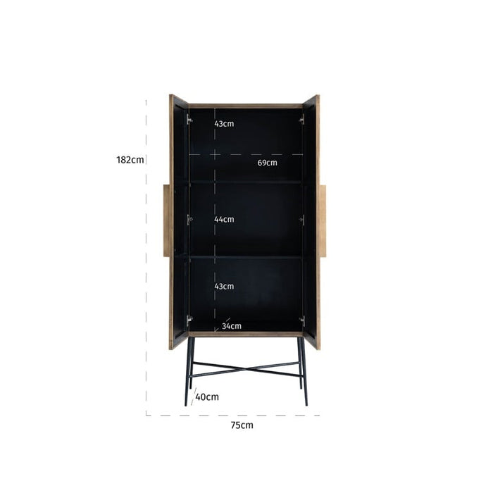 Highboard Ironville 2-Türen