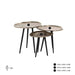 Couchtisch-Set Volenta aus Aluminium